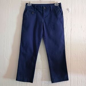 Arizona Capri pants Navy Blue Women's Juniors Size 1 low rise